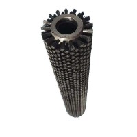 pvc shaft nylon bristle cylinder  brush roller  for cleaning  machine